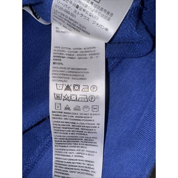 LEVI'S Mens Sweatshirt Jumper XXL Blue - Picture 9 of 11